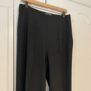 Banana Republic Made in Italy Black High Waist Wool Trousers Pants Size 12